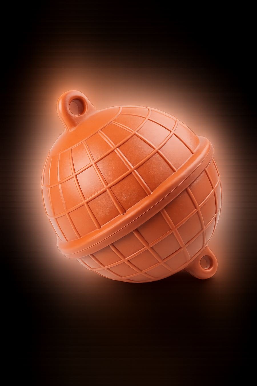 HDPE mooring buoy, orange